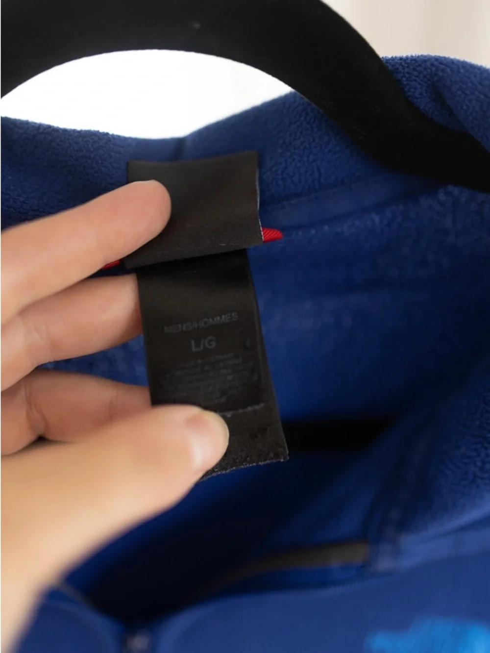 The North Face Men's Deep Blue Half-Zip Fleece Pullover